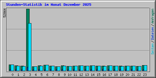 Stunden-Statistik im Monat Dezember 2025